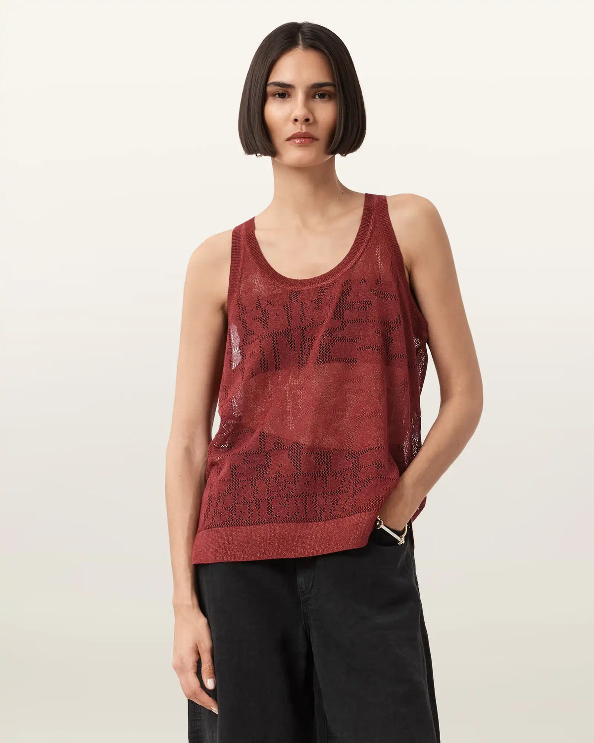 Kaito Jacquard Tank Top