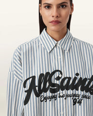 Adrianne Relaxed Striped Shirt