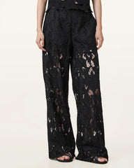 Charli Embroidered Straight Fit Pants