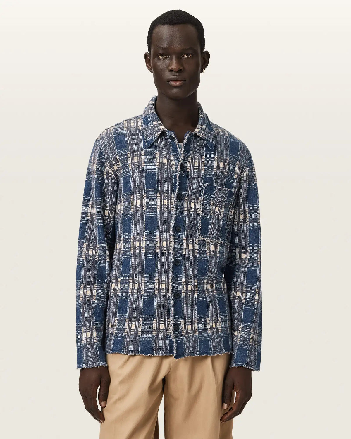 Solmar Knitted Check Cardigan