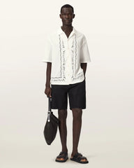 Field Oversized Short Sleeve Cotton Shirt