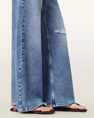 Tia Wide Leg Denim Jeans