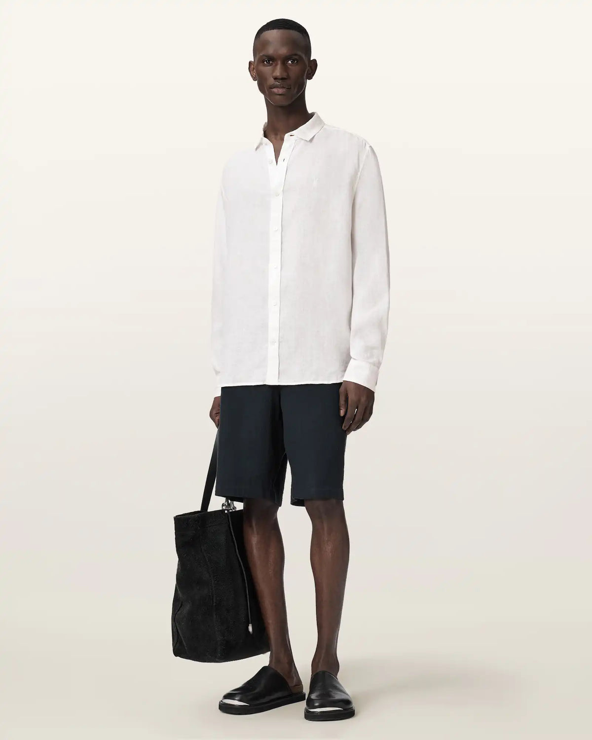 Loom Long Sleeve Linen Shirt