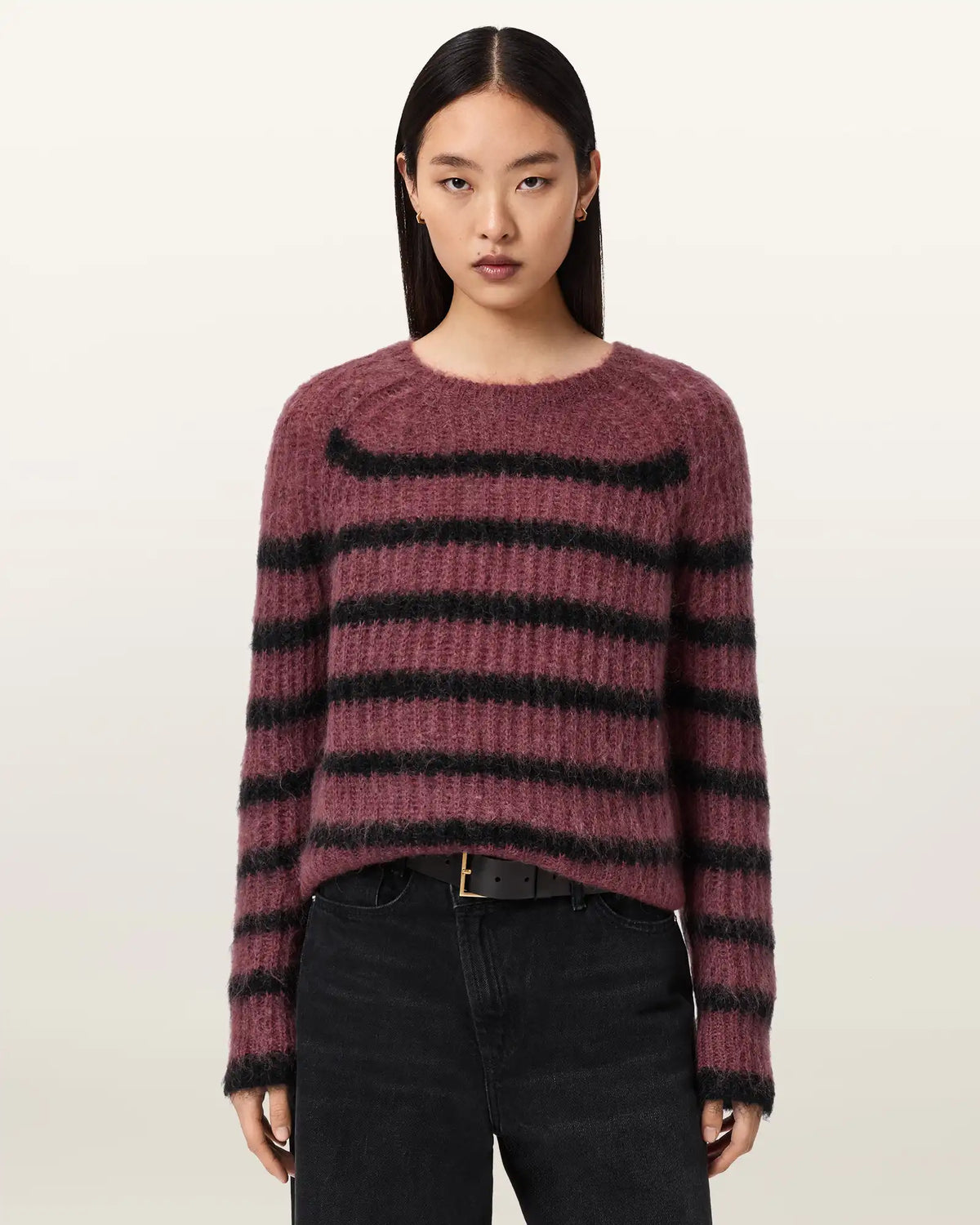 Riga Striped Crew Neck Sweater