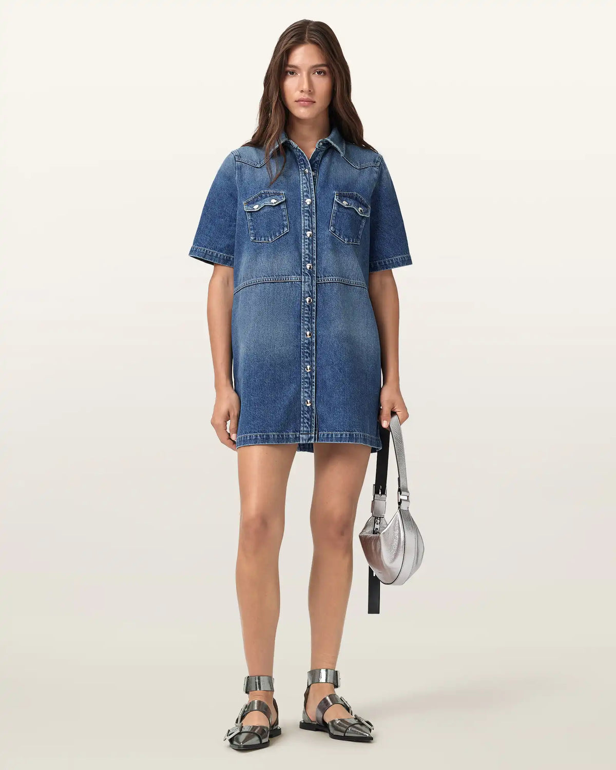 Rock Denim Mini Dress