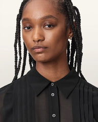 Minna Sheer Frill Shirt