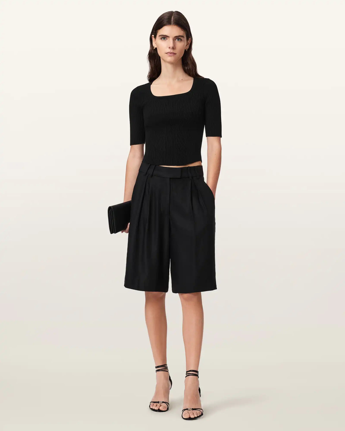 Cruz Hally Ribbed Knit Top