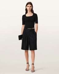 Cruz Hally Ribbed Knit Top