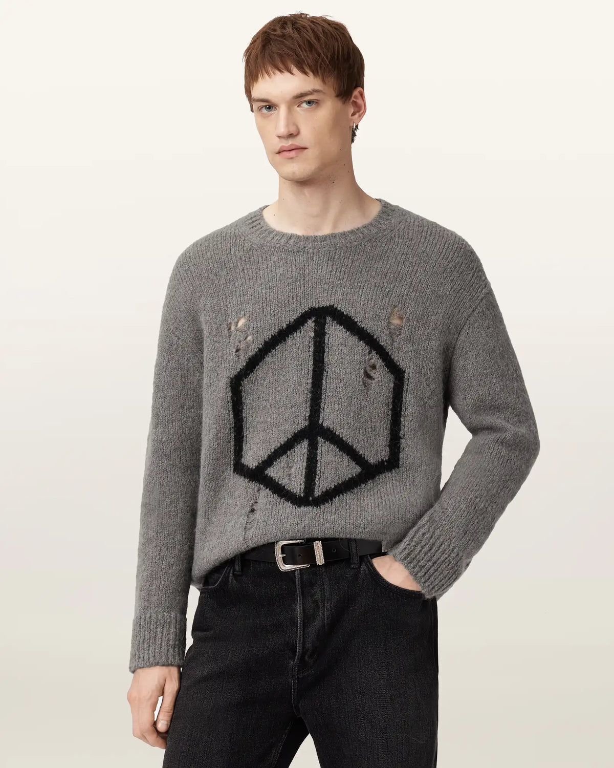 Message Oversized Wool Sweater