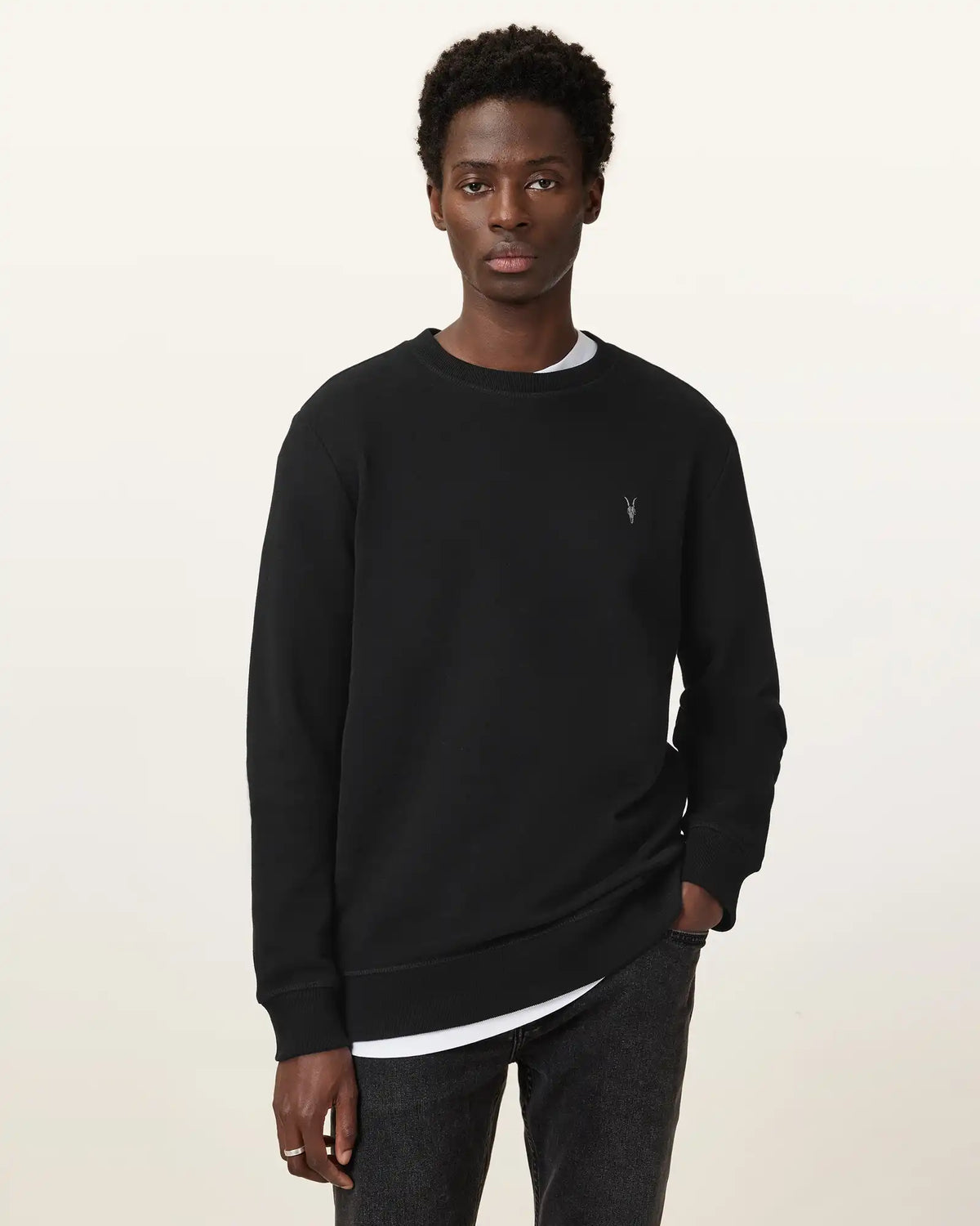 Raven Crew Neck Ramskull Sweatshirt