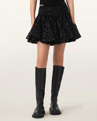 Dotty Broderie Mini Skirt