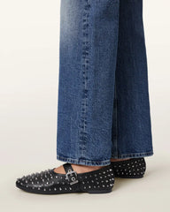 Sabine Leather Stud Shoes