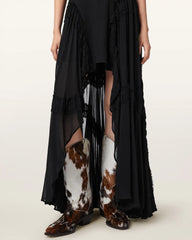 Dorina Sleeveless Ruched Maxi Dress