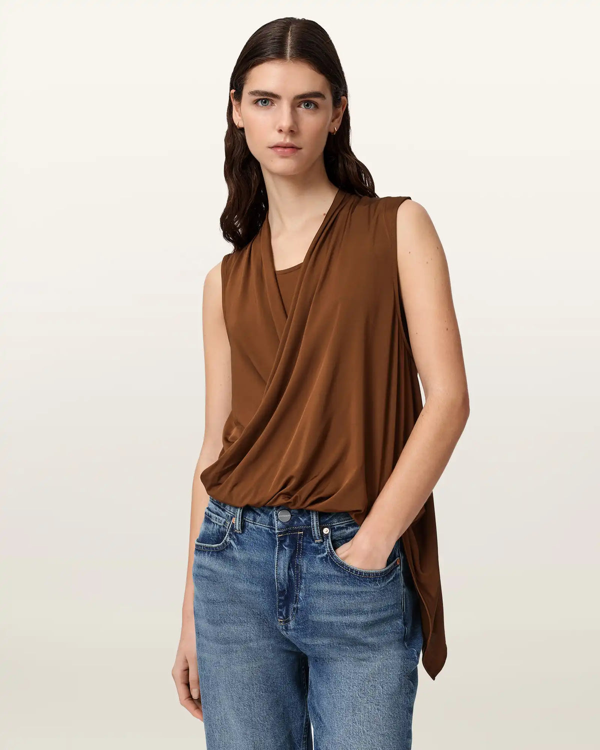 Adaline V-Neck Wrap Top