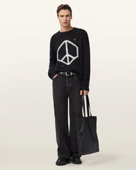 Message Oversized Wool Sweater