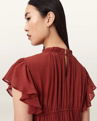 Shaela Ruffled Maxi Dress