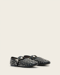 Sabine Leather Stud Shoes