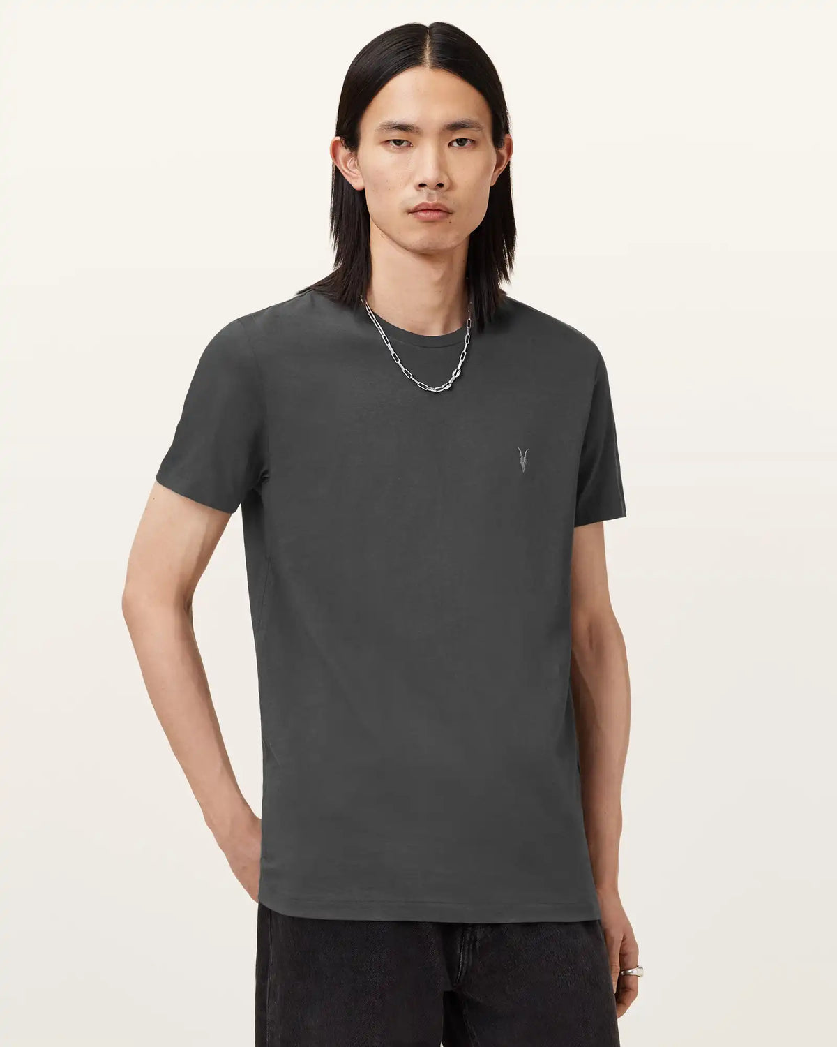 Tonic Crew Neck Slim Ramskull T-Shirt