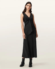 Darya Bias Cut Maxi Skirt