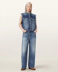 Mav Studded Denim Vest