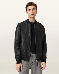 Morten Leather Bomber Jacket