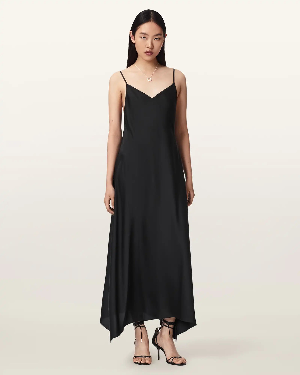 Leona V-Neck Maxi Slip Dress