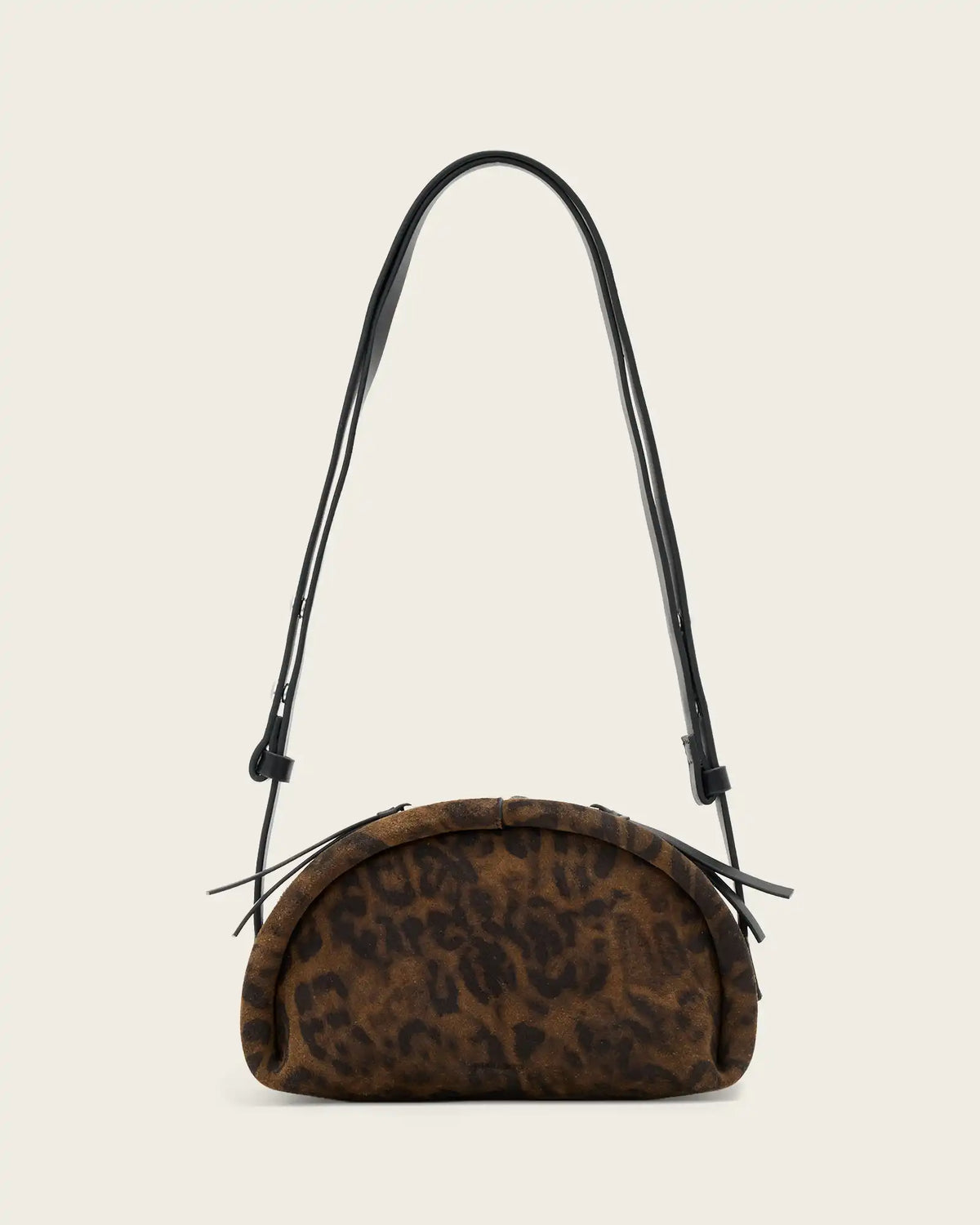 Rosalie Leopard Leather Crossbody Bag
