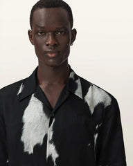 Templar Oversized Short Sleeve Printed Shirt