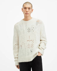 Hadwin Distressed Crew Neck Sweater