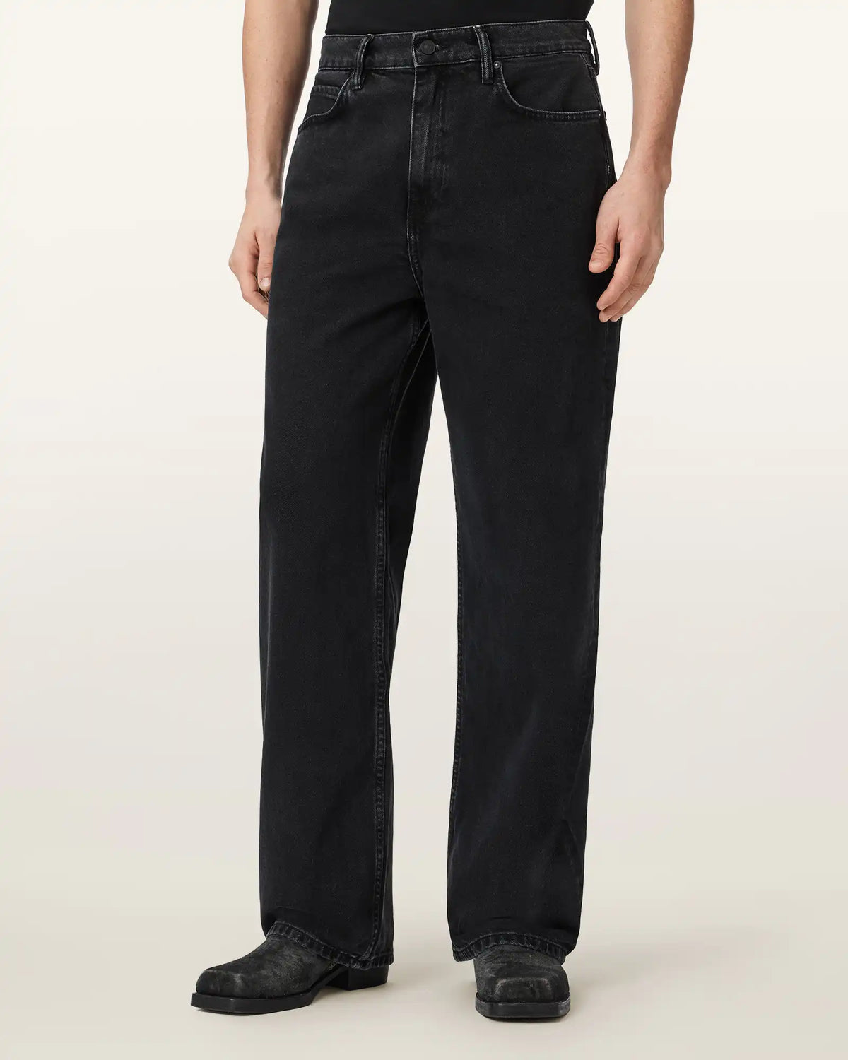 Lenny Loose Fit Wide Leg Denim Jeans