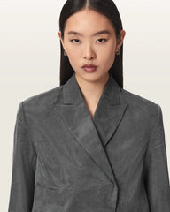 Marrlo Double Breasted Cropped Blazer