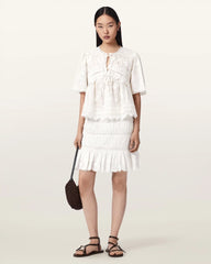 Masie Tiered Mini Skirt