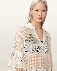 Kyra Open Knit Mini Dress