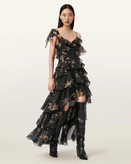 Sienna Ruffle Maxi Dress