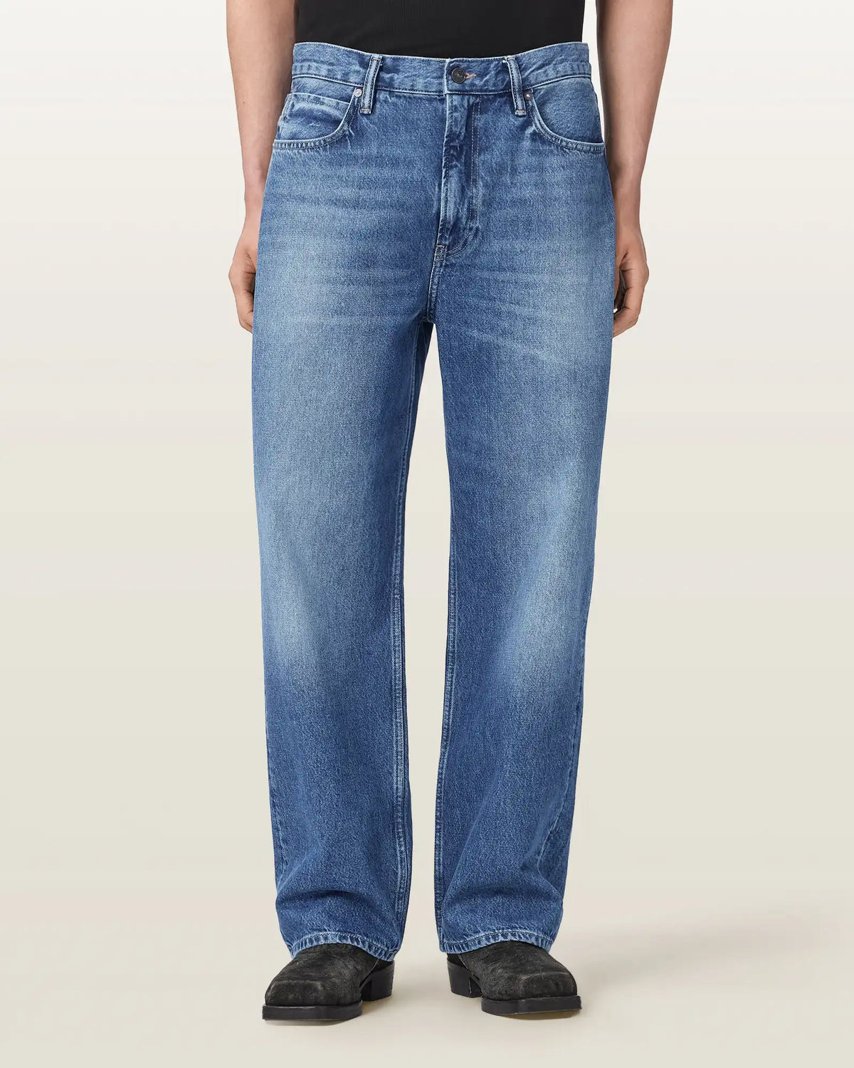 Mullen Straight Leg Loose Denim Jeans