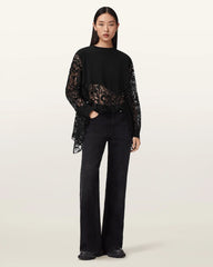 Malorie Asymmetrical Long Sleeve Top