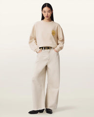 Sun City Etta Oversized Cotton Sweatshirt