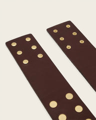 Rio Studded Leather Waist Belt