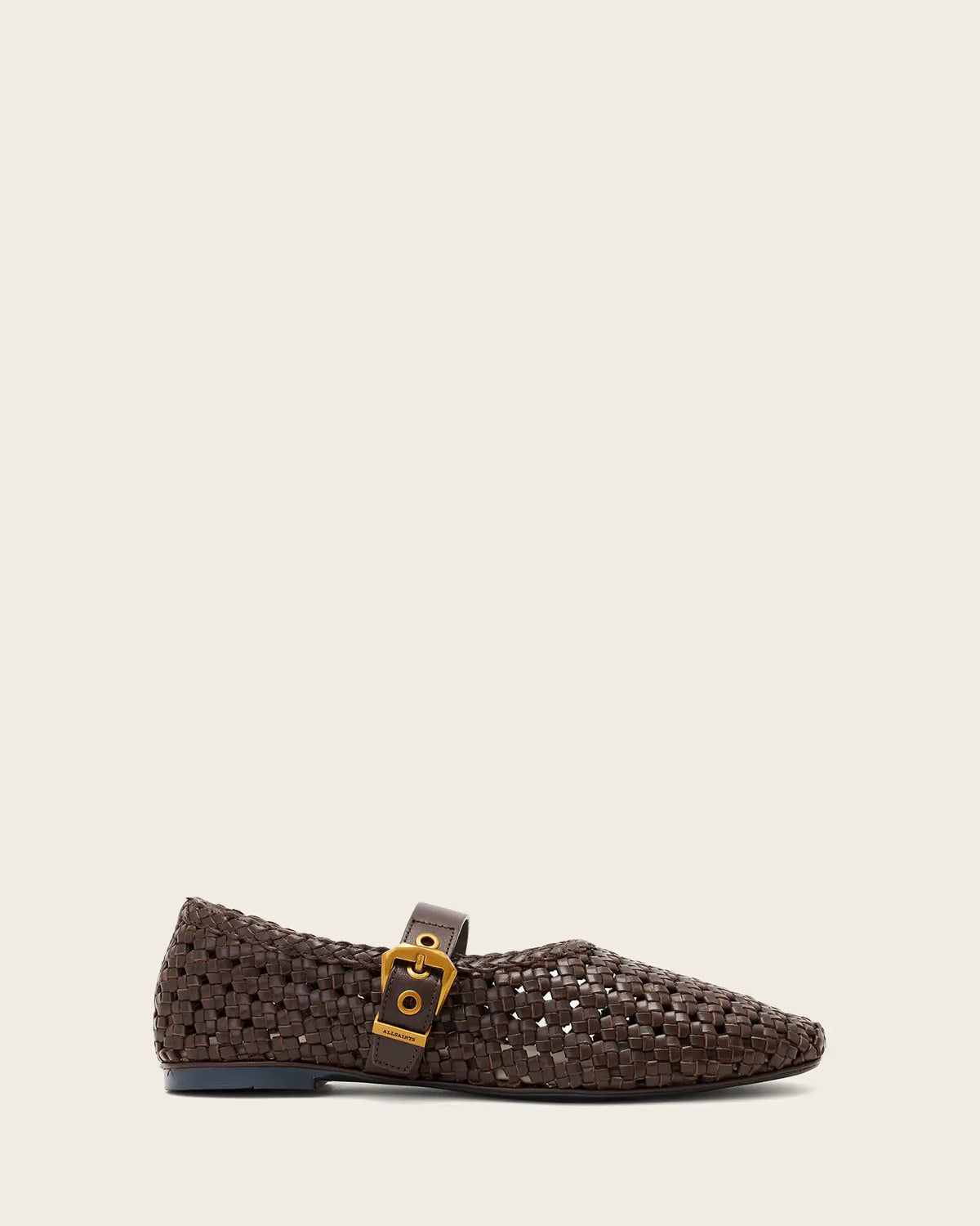 Sabine Woven Leather Flats