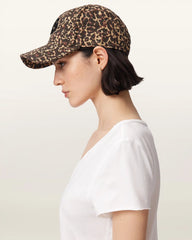 Casey Leopard Print Baseball Cap