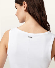 Katarina Boat Neck Slim Fit Tank Top