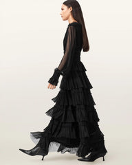 Xantara Shirred Maxi Dress