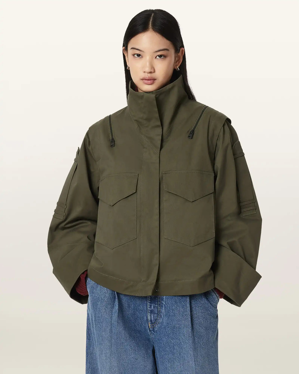 Leighton Cotton Utility Jacket