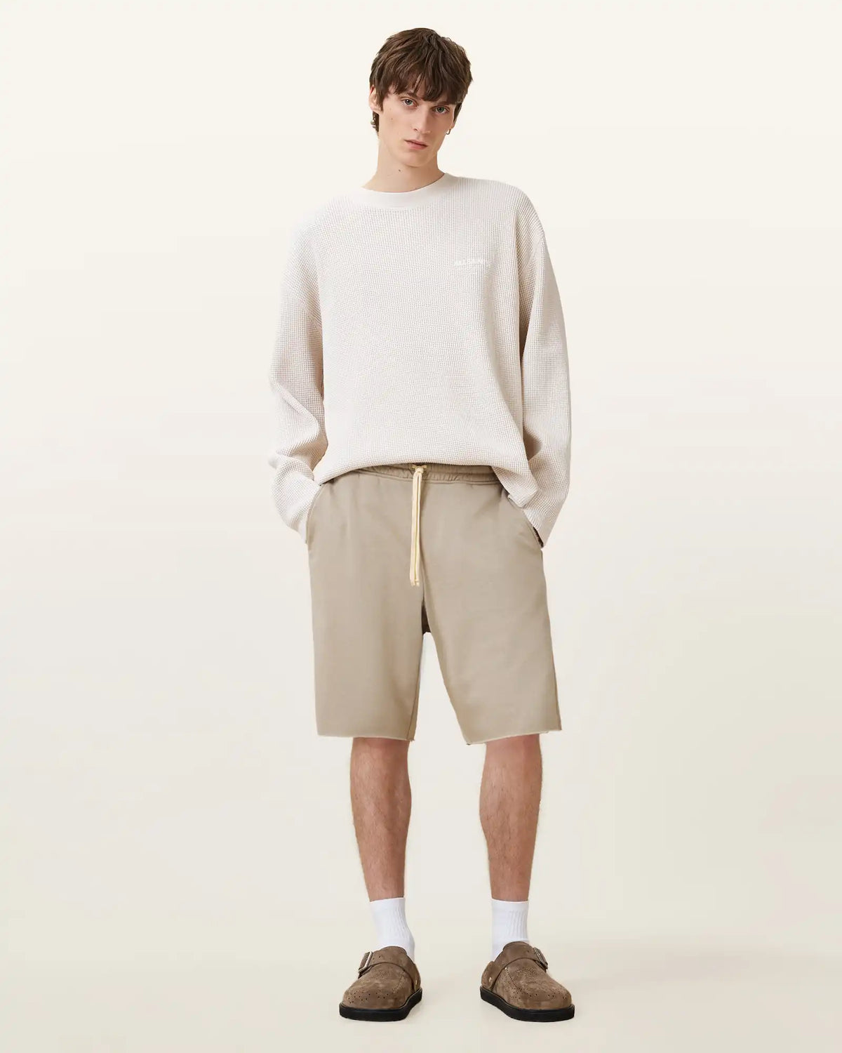Helix Cotton Blend Sweat Shorts