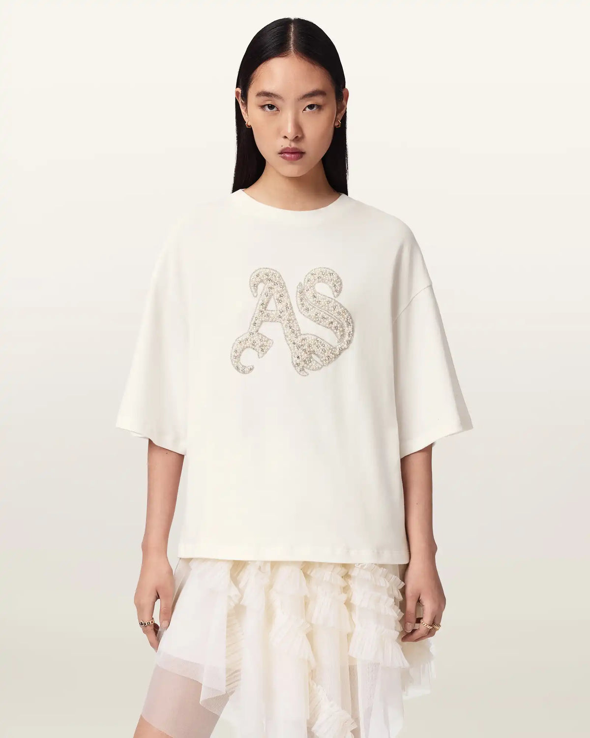 Icon Amelie Oversized Embellished T-Shirt