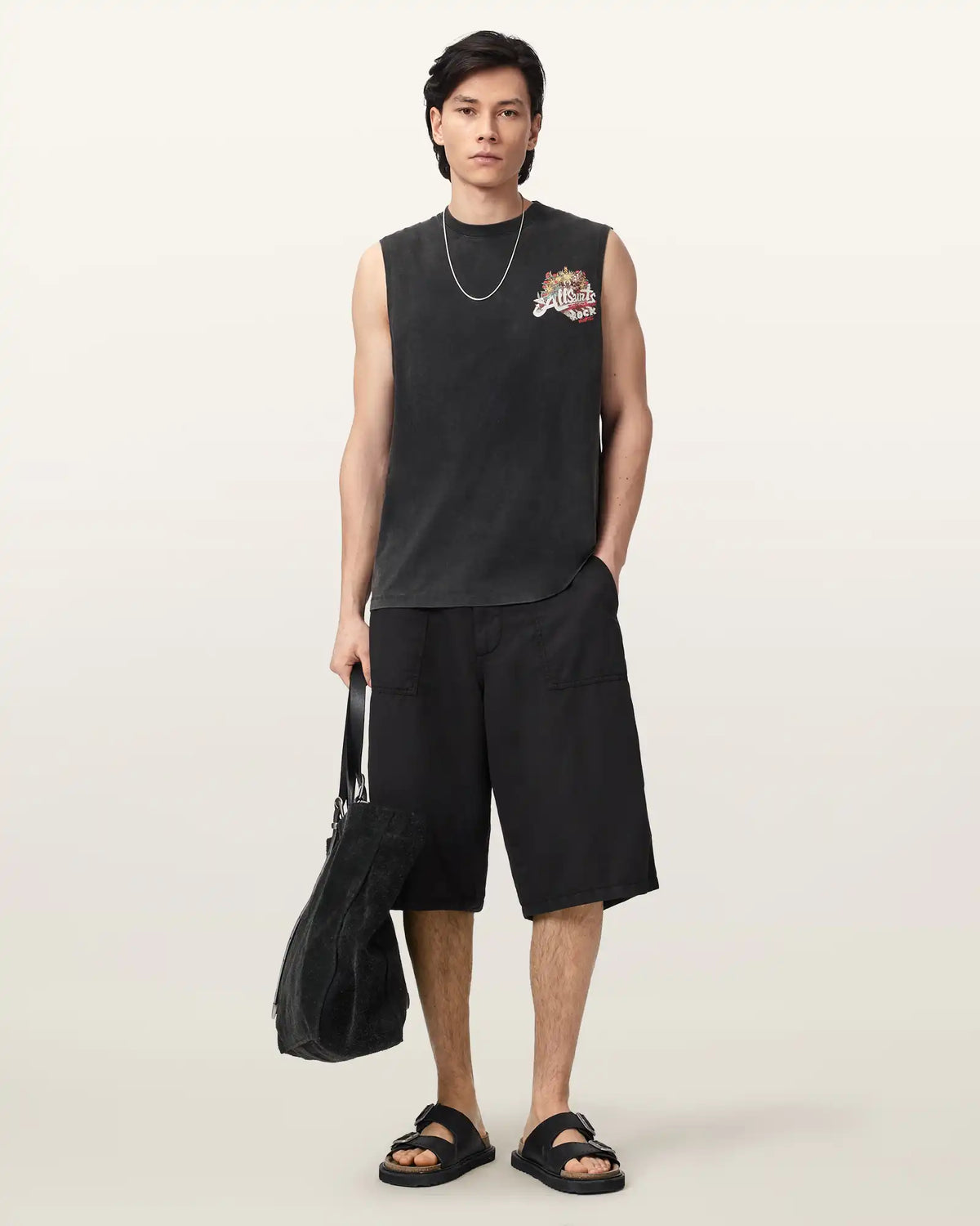 Roque Oversized Sleeveless T-Shirt