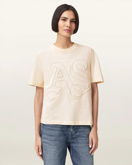 Lisa Embossed Crew Neck T-Shirt