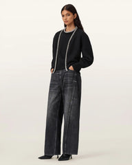 Odell Embellished Wool Cardigan