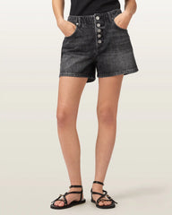 Tay Mid Rise Denim Shorts