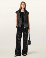 Amelie Straight Leg Lace Pants